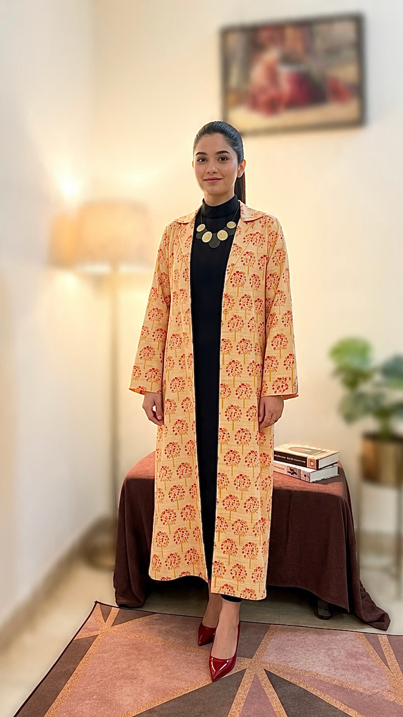 Autumn Bloom 2-Piece Khaddar Set